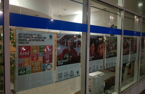 Fairtrade Poster-Ausstellung im Technischen Rathaus